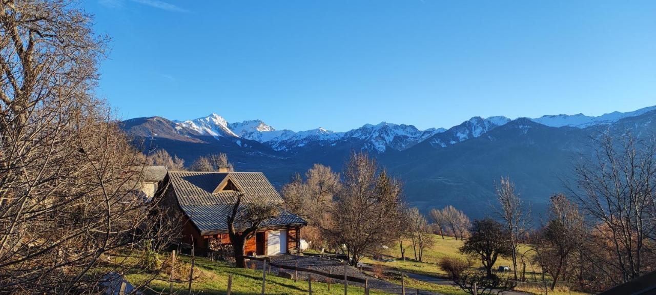 Chalet Mounette Ski Sauna Lac Embrun Puy-Sanieres Exterior photo